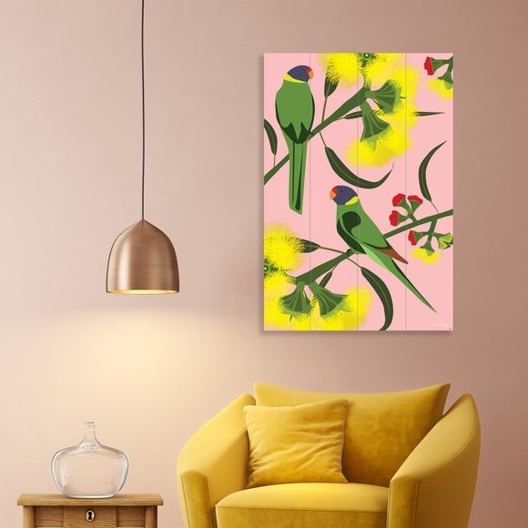 The Art Group Ringnecks Wooden Wall Art - image 1