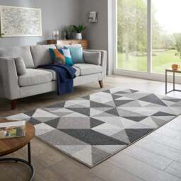Geo Squares Rug - thumbnail 1