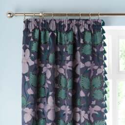 Nouveau Iris Pencil Pleat Curtains - thumbnail 1