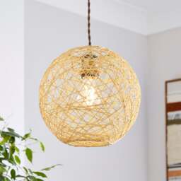 Paper String Ball Easy Fit Pendant Shade - thumbnail 1