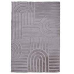 Supersoft Lush Geometric Faux Fur Arch Rug - thumbnail 5