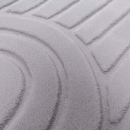 Supersoft Lush Geometric Faux Fur Arch Rug - thumbnail 2