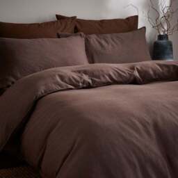 Cotton Linen Duvet Cover & Pillowcase Set - thumbnail 3