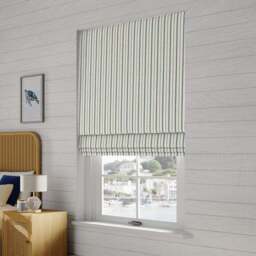Coastal Salcombe Stripe Made to Measure Roman Blind - thumbnail 3