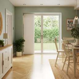 Textured White Panel Blind - thumbnail 2
