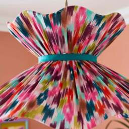 Sophie Robinson Wiggle Ourika Easy Fit Pleated Lamp Shade - thumbnail 4