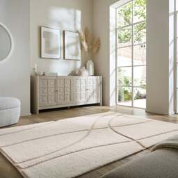 Asim Abstract Wool Rug - thumbnail 1