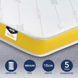 JayBe Toddler Medium Anti Allergy Pocket Sprung Mattress - thumbnail 1