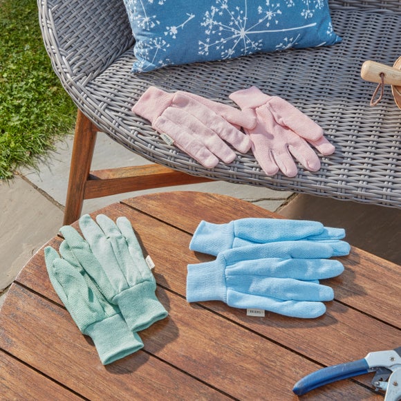 Smart Garden Pack of 3 Jersey Grips Gardening Gloves