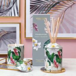 Stoneglow Urban Botanics Frangipani Neroli Blossom Ceramic Candle - thumbnail 1