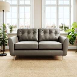 Sven Classic Leather 2 Seater Sofa - thumbnail 1