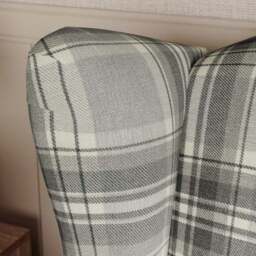Charnwood Checked 2 Seater Armchair - thumbnail 4