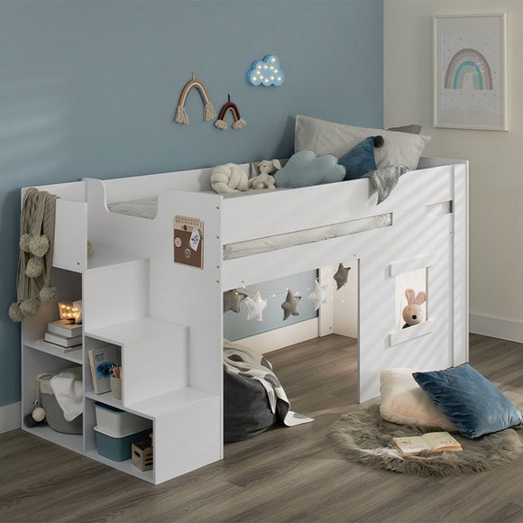 Marlowe Mid Sleeper Bed Frame With Storage - image 1
