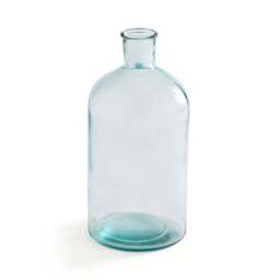 Green Glass Bottle Vase - thumbnail 3
