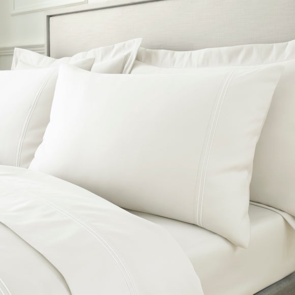 Dorma Egyptian Cotton Sateen 1200 Thread Count Standard Pillowcase
