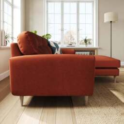 Sven Opulent Velvet Reversible Corner Chaise Sofa - thumbnail 2