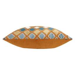 Furn. Metro Diamond Velvet Rectangle Cushion - thumbnail 4