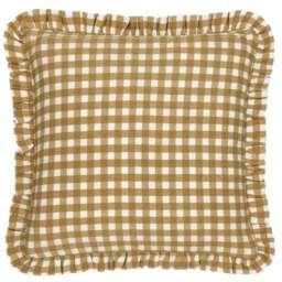 Furn. Maude Gingham Cotton Square Cushion - thumbnail 3