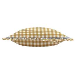 Furn. Maude Gingham Cotton Square Cushion - thumbnail 4