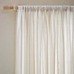 Hoveton Cotton Linen Unlined Slot Top Curtains - thumbnail 1