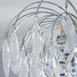 Parla Jewel 3 Light Semi Flush Ceiling Light - thumbnail 4