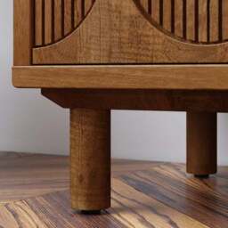 Khari 2 Door Small Sideboard, Mango Wood - thumbnail 4
