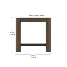 Return - Affinity Real Curved Side Table, Wood - thumbnail 4