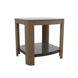 Return - Affinity Real Curved Side Table, Wood - thumbnail 2