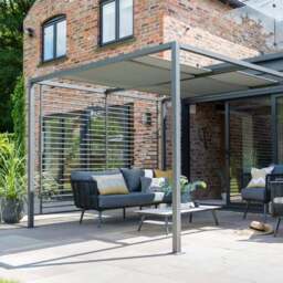 2.8m x 2.8m Sliding Roof Pergola - thumbnail 2