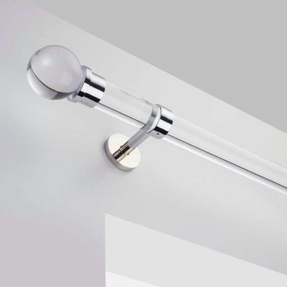 Atlanta Acrylic Curtain Pole with Rings - image 1