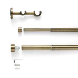 Trinity Double Layer Extendable Metal Curtain Pole - thumbnail 2