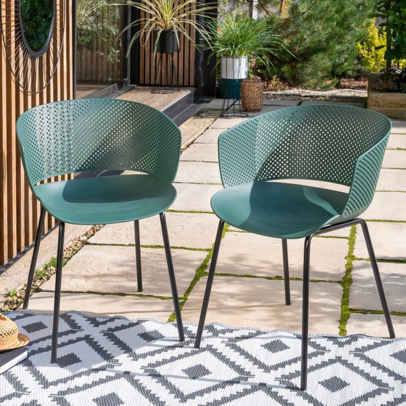 Set of 2 Ocean Plast Garden Chairs