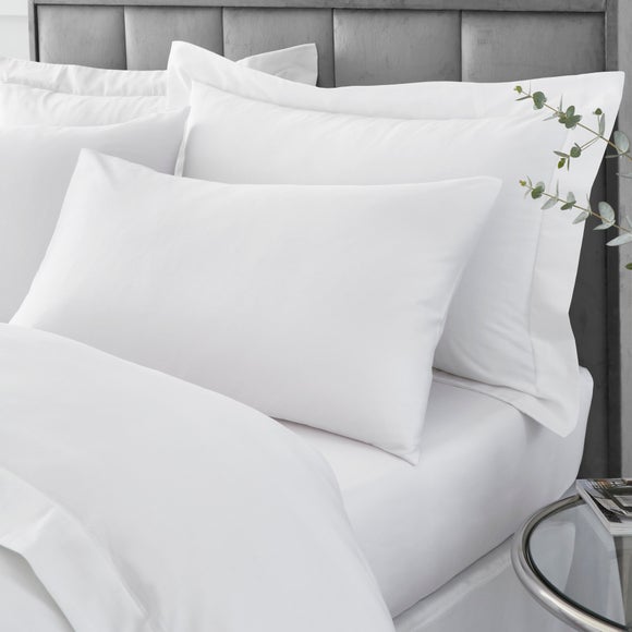 Hotel 230 Thread Count 100% Cotton Sateen Standard Pillowcase Pair - image 1