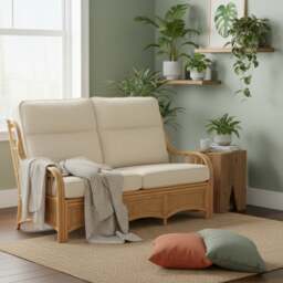 Desser Vale Rattan 3 Seater Sofa - thumbnail 1