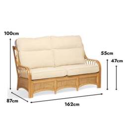 Desser Vale Rattan 3 Seater Sofa - thumbnail 6
