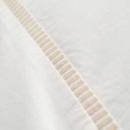 Bianca Contrast Trim 100% Cotton Duvet Cover & Pillowcase Set - thumbnail 3