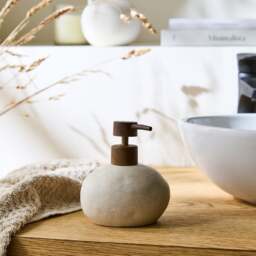 Cream Ceramic Soap Dispenser - thumbnail 1