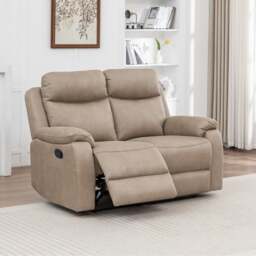 Aviemore Faux Leather 2 Seater Manual Reclining Sofa