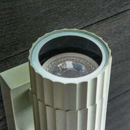 Georgi Ribbed 2 Light PIR Outdoor Wall Light - thumbnail 3