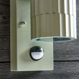Georgi Ribbed 2 Light PIR Outdoor Wall Light - thumbnail 4