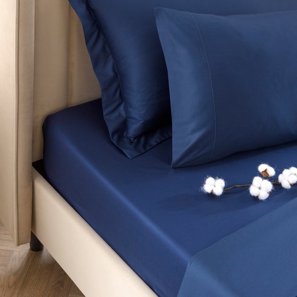 Dorma Smooth & Soft 300 Thread Count 100% Cotton Sateen Fitted Sheet - image 1