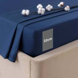 Dorma Smooth & Soft 300 Thread Count 100% Cotton Sateen Fitted Sheet - thumbnail 2