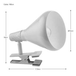 Wolston Adjustable Clip-On Task Table Lamp - thumbnail 6