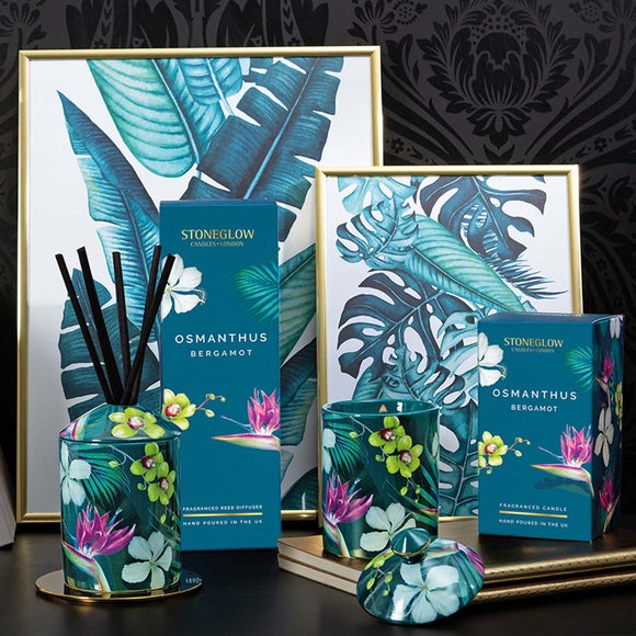Stoneglow Urban Botanics Osmanthus Bergamot Ceramic Candle - image 1