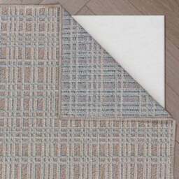 Woven Check Textured Washable Rug - thumbnail 3