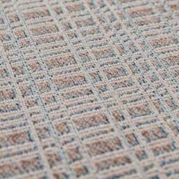 Woven Check Textured Washable Rug - thumbnail 2