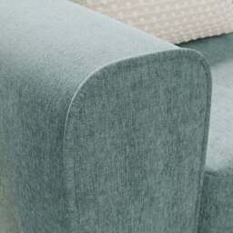 Abel Vintage Soft Chenille Snuggle Chair - thumbnail 4