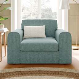 Abel Vintage Soft Chenille Snuggle Chair - thumbnail 1
