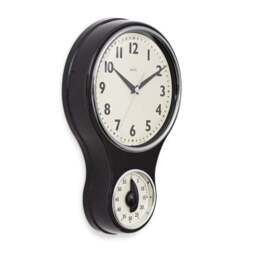 Acctim Kitchen Time Retro Quartz Timer Wall Clock - thumbnail 2