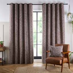 Everson Boucle Eyelet Curtains - thumbnail 2